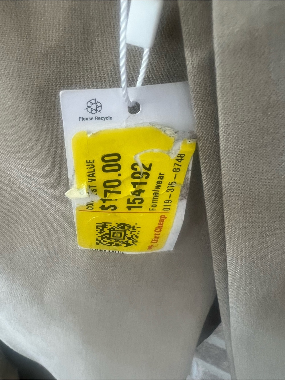 Topman Beige Shawl Collar Blazer - Picture 2 of 5